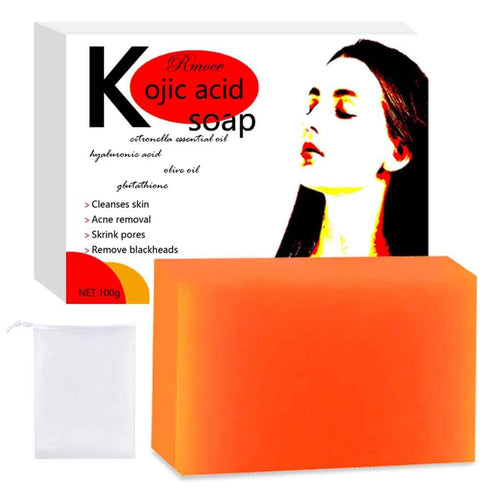 Loske Kojic Acid Soap, Face & Body Bath Soap, Skin Soap, Uneven Skin Soap with Tea Tree, Coconut Oil, Vegan Soap (1PCS, Kojic acid)...