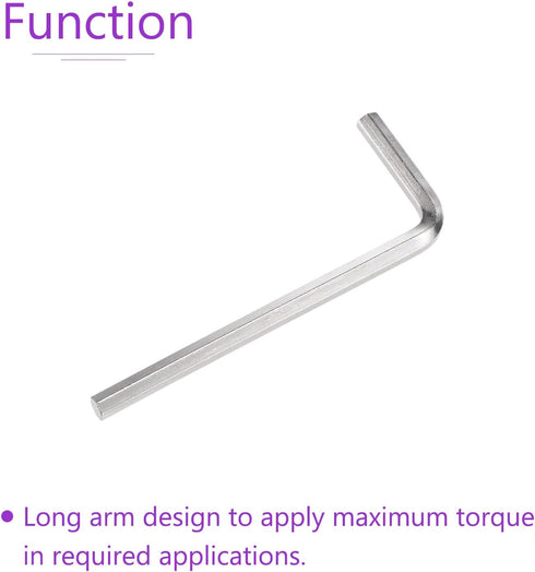 DMiotech 2 Pack 3/16" Hex Key Wrench, L Shaped Long Arm CR-V for 3D Printer Kits Repairing...