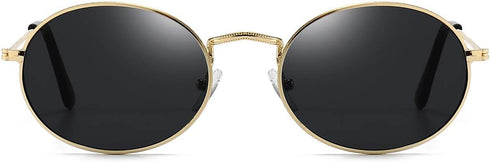Dollger Oval Sunglasses for Women Vintage Metal Frame Glasses Anti Reflective Retro Eyeglasses Unisex...
