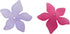 Tegg Matte Lily Flower Bead 100PCS Mixed Color Frost Acrylic Lily Flower Beads with Center Hole for Jewelry Making DIY Craft...