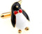 Penguin with Bow Tie Formal Pair of Cufflinks in a Presentation Gift Box & Polishing Cloth...