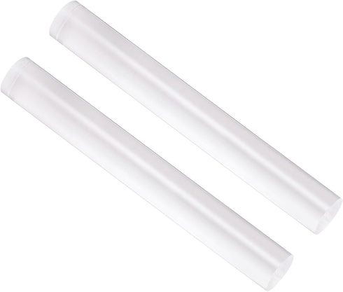 Acrylic Clay Roller, 8 Inch Length 1 Inch Dia., Acrylic Non-Stick Rolling Pin Roller Transparent - (Applications: for Shaping Sculpting), 2-Pieces...