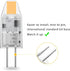 YUIIP G4 LED Bulb AC/DC 12V 1.2W (10W Halogen Bulb Replacement), Warm White 2700K JC G4 Bi Pin Light Bulbs for Under Cabinet Puck Light, Chandelie...
