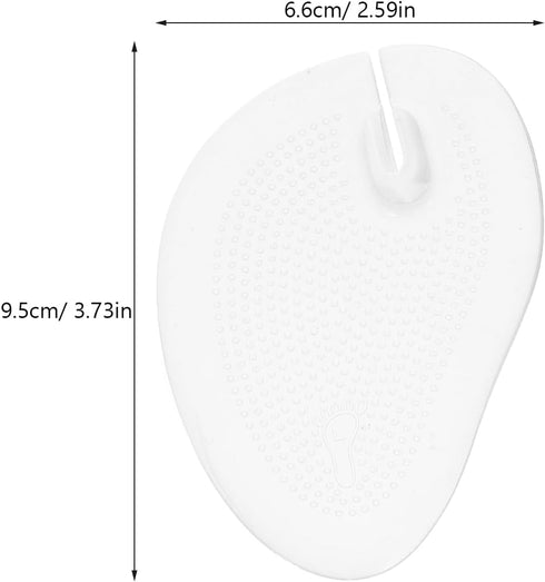 Forefoot Half Insoles Guard Transparent Flip-Flops Cushions Self-Adhesion Shoe Insoles for Foot 3Pairs...
