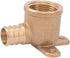 SharkBite 3/4 PEX Pipe x 3/4 Inch FNPT Crimp 90 Degree Drop Ear Elbow, Brass Plumbing Fitting, PEX Pipe, PE-RT, UC340LFA...