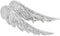 Crystal Angel Wings Brooch Pins,Elegant Rhinestone Feather Wings Lapel Pin Suit Coat Breastpin for Women Men Wedding Party Jewelry Gitfs...