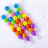 5pcs Cute Stackable Pencils 7 in 1 Stacking Pencils for Writing Drawing Graffiti Replaceable Multi-Point Pencil Kids Party Favors for Birthday Bac...