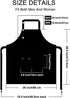 Kitchen Cooking Apron for Women Men with Big Pockets Canvas Waterproof Aprons for Server Pottery Painting Chef Apron...