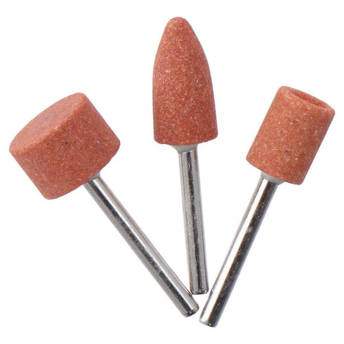 Diamond Burr Bits 18pcs Various Shapes Industry Tool Corundum Stone Carving Set Metal Carving 1/8'' Mounted Grinding Bits Craft Carving...