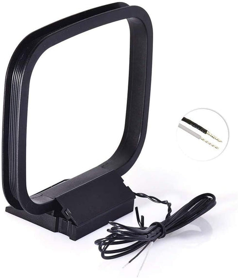 FM Antenna FM Dipole Antenna Indoor FM Radio Antenna AM Loop Antenna for Pioneer Onkyo Yamaha Marantz Indoor Bluetooth Home Stereo Receiver AV Aud...