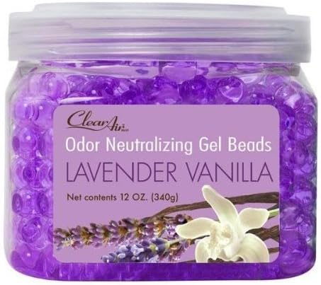 Punati ClearAir Odor Neutralizing Gel Beads 12 OZ (Purple - Lavender Vanilla)...