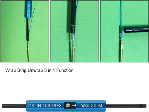 3 in 1 Function Wire Wrap Tool Wire Stripping and Unwrap Tool Single Stranded Wire Wrap Hand Tool for AWG 30 Wire...