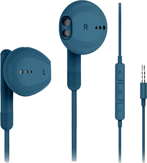 Wired Earbuds with Microphone, Wired Earphones in-Ear Headphones HiFi Stereo, Powerful Bass and Crystal Clear Audio, Compatible with iPhone, Andro...