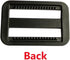 20 Pcs 1-1/2 Inch Plastic Triglides Slides for Webbing, Fasteners Strap and Backpack (38mm, Black)...