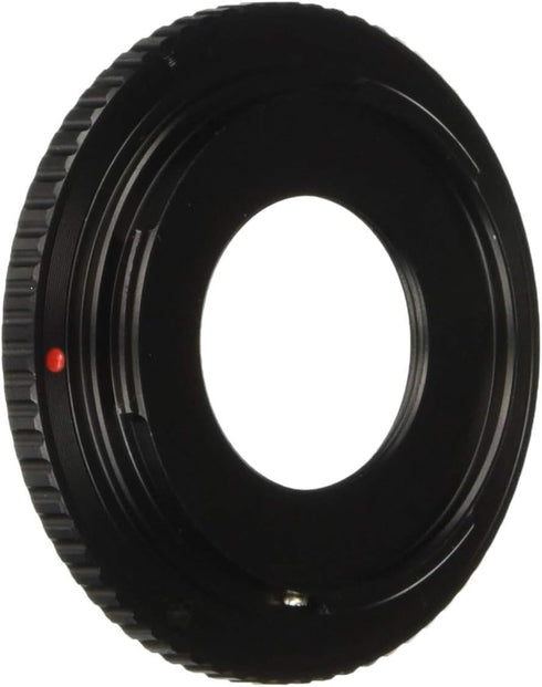 Fotasy 16mm C Mount Lens to Canon EF-M Mount Adapter, C Mount EFM, C Mount EOS M Adapter, fits 16mm Cine Movie C-Mount Lens & Canon EF M Mirrorles...