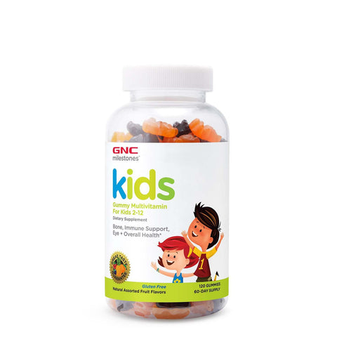 GNC milestones Kids Multi Gummy - 120 Gummies (60 Servings)...