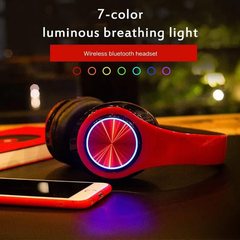 SUNOL B39 Bluetooth Wireless Gaming Headset - Foldable Lightweight Over-Ear Headphones, Built-in Microphone, 20 Hours Battery,Gaming Headphones wi...