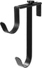 Pool Pole Hanger, Adjustable Pool Pole Double Hooks Hangers for Pool or Garden Fence, Telescopic Poles, Aluminum Pool Equipment Holder,Use to Hang...