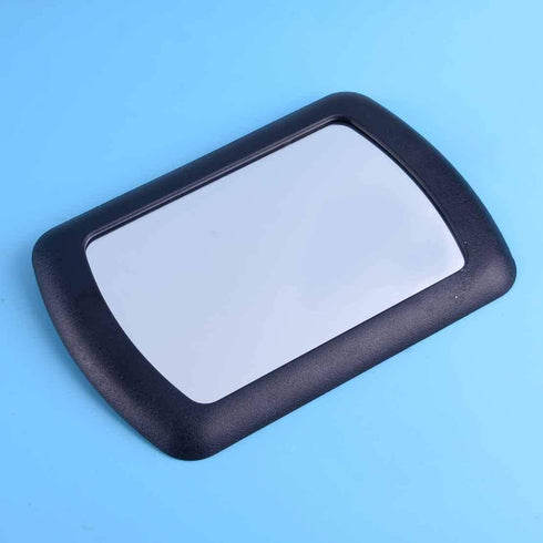 Sun Visor Mirror Clip on, Silence Shopping Car Makeup Vanity Mirror Car Cosmetic Mirror Sun-shading Mirror Black Auto Supplies 11cm/4.3''x7cm/2.7'...