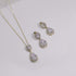 UDYLGOON UDORA Teardrop Cubic Zirconia Drop Earrings Necklace Bridal Jewelry Sets Wedding Prom Gifts For Bridesmaid...