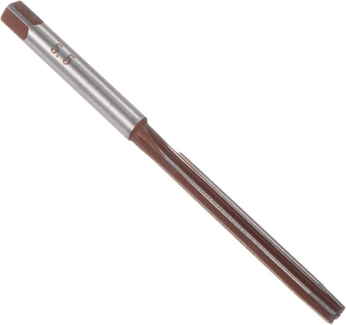uxcell Hand Reamer 5.5mm Alloy Tool Steel H8 6 Straight Flutes Hand Milling Cutter Tool Metric Reaming Drill Bit for Metal...