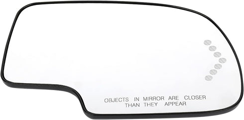 Passenger Side RH Power Heated Signal Mirror Glass For 2003 2004 2005 2006 For Chevy Avalanche 1500/2500,For Chevy Silverado 1500/2500/3500,For Ch...