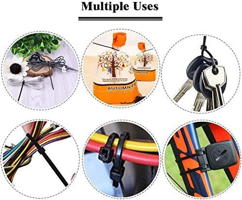 URBEST 1000 Pcs Self Locking Wire Cable Zip, Tie Fasten Wrap 6 Inch Nylon Zip Tie (Yellow)...