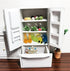 1:12 Scale 1/12 Mini Furniture minihouse Kitchen White Refrigerator Fridge with 2 Doors Furniture Accessories Wooden Refrigerator Fridge Freezer.....