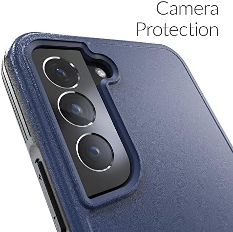 Crave Galaxy S22+ Slim Guard Case, Shockproof Navy Bumper for 6.6" Samsung S22 Plus...