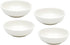 Happy Sales HSSD-RDWHT4, Sauce Dish White Ceramic Round 4 pc...