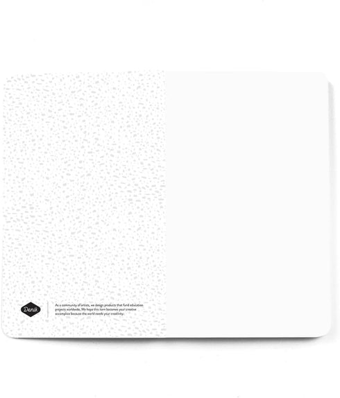 DENIK - Act Of Creation - 8.25" x 5.25" Aesthetic Layflat Notebook - 144 Lined Pages - Durable Binding and Design - Water-Resistent Soft Touch Cov...