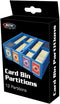 BCW Collectible Card Bin Partitions - Blue | Dividers Card Bins & 6 Drawer Card Catalog | Divide and Organize Your Trading Card Collection | Visib...