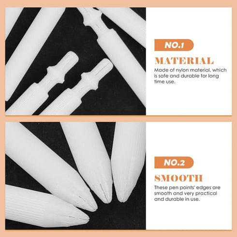 Paint Pen Nibs 20 Pcs Acrylic Paint Marker Nibs Replacement Pen Nibs Marker Pen Tips Refillable for Paint Markers 0.7mm Pen Nibs...