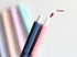 Solid Colors Mechanical Pencils 0.5mm Lead Triangle Automatic Pencil for Writing Office School Supplies Gift Pack of 6 pcs...