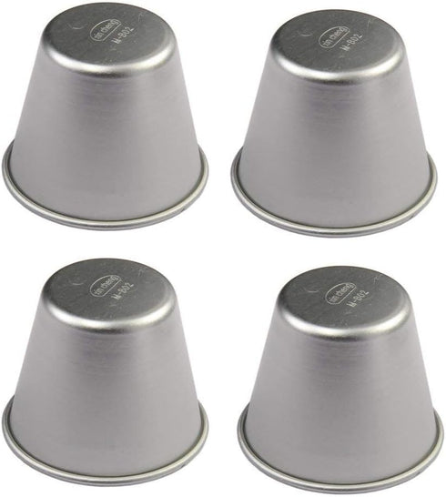 Set of 6 Nonstick Individual Tumblers Popovers| Chocolate Molten Pans| Pudding Cups| Raspberry Souffle Pot| Darioles Ramekins Brownies Mold - Size...