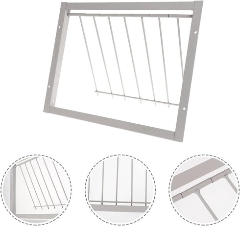 Pigeon Trap Doors Pigeon Loft Door Pigeon One Way Entrance Door Iron T Bars Frame Window Bird Cage Door(12 * 10 inch)...