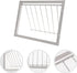 Pigeon Trap Doors Pigeon Loft Door Pigeon One Way Entrance Door Iron T Bars Frame Window Bird Cage Door(12 * 10 inch)...