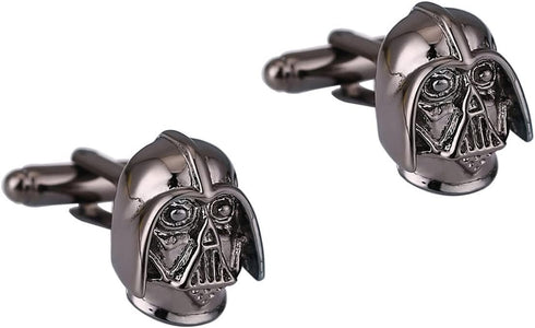 Skull Cufflinks for Men, Warrior Helmet Skull Head Cufflinks, Viking Skull Cuff Links, Gothic Skull Shirt Tuxedo Cufflinks, Punk Skull Cufflinks F...