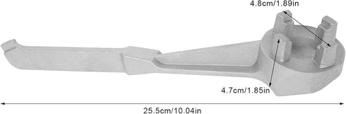Akozon Drum Wrench, Aluminum Oil Drum Bung Wrench Spanner for Opening Lid of 10 15 20 30 55 Gallon Standard Plug...