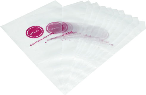 Webake 16 Inch Disposable Pastry Bags - 100pcs Large Icing Piping Bags for All Size Tips Couplers...