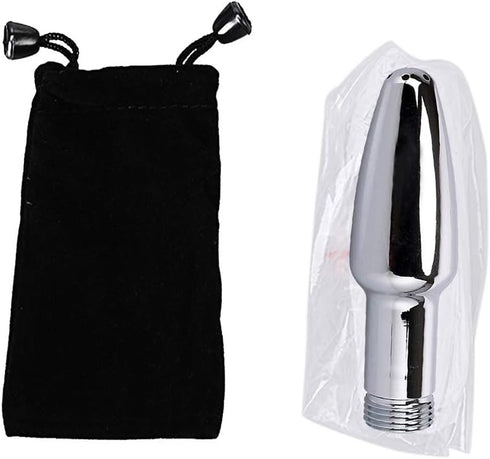 Clean Shower Head Metal Enema Shower Vaginal Irrigation System Colon Aluminum Shower Bathroom Cleaning System Cleaner (Silver)...