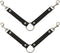2Pcs Dog Kennel Fan Hanging Utility Straps for Ryobi P3320 Fan Holder, Waterproof Dog Crate Fan Strap with Swivel Spring Clips Suitable for Any Ke...