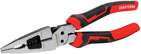 CRAFTSMAN Long Nose Pliers, 8-Inch Multi Function (CMHT81715)...