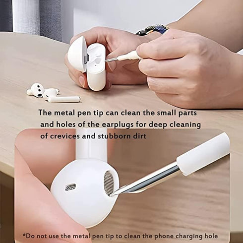 Cleaning Pen for Ear pods Headphone Earbud & Phone Multifunction Cleaner Kit Soft Brush for Bluetooth Earphones case Cleaning Tool(Pack of 1)...