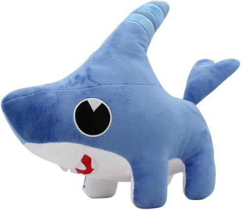 Large Shark Dog Stuffed Animal Plush Toy Kawaii Shark Puppy Plushie Doll (Blue)...