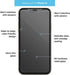 BodyGuardz - Pure 2 Edge Glass Screen Protector for Apple iPhone Xs/X, Ultra-Thin Edge-to-Edge Tempered Glass Screen Protection......