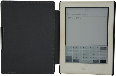 Custer Case for Kobo Aura HD,Ultra-Thin PU-Leather Hard Shell Cover for Kobo Aura HD - Black...
