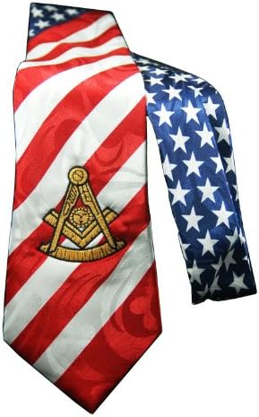 D0027 Masonic Embroidered Tie Necktie...