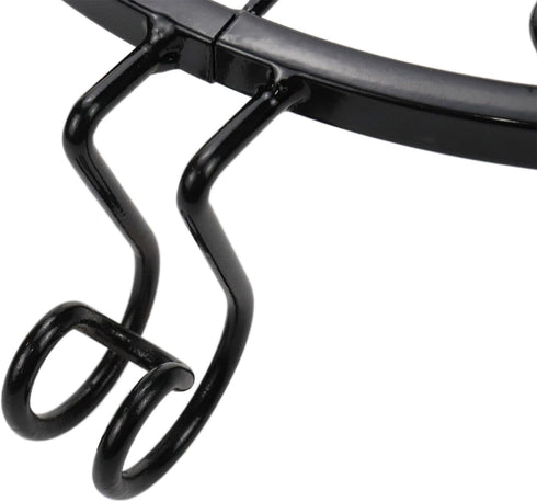 Black Original Patented Plant Stands for Flower Pot,Round Wrought Iron Flower Planter Pot Stand, Corner Gardening Pumpkin Stand...