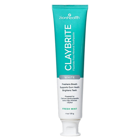 ClayBrite Mineral Toothpaste 4 oz White...